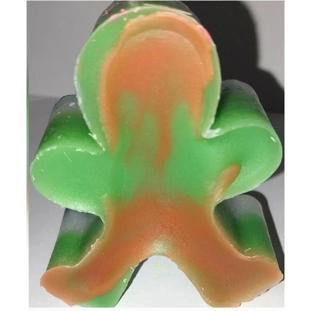 Hand crafted limited edition Gingerbread man candle